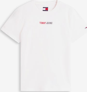 T-shirt 'ESSENTIAL' Tommy Jeans en blanc : devant