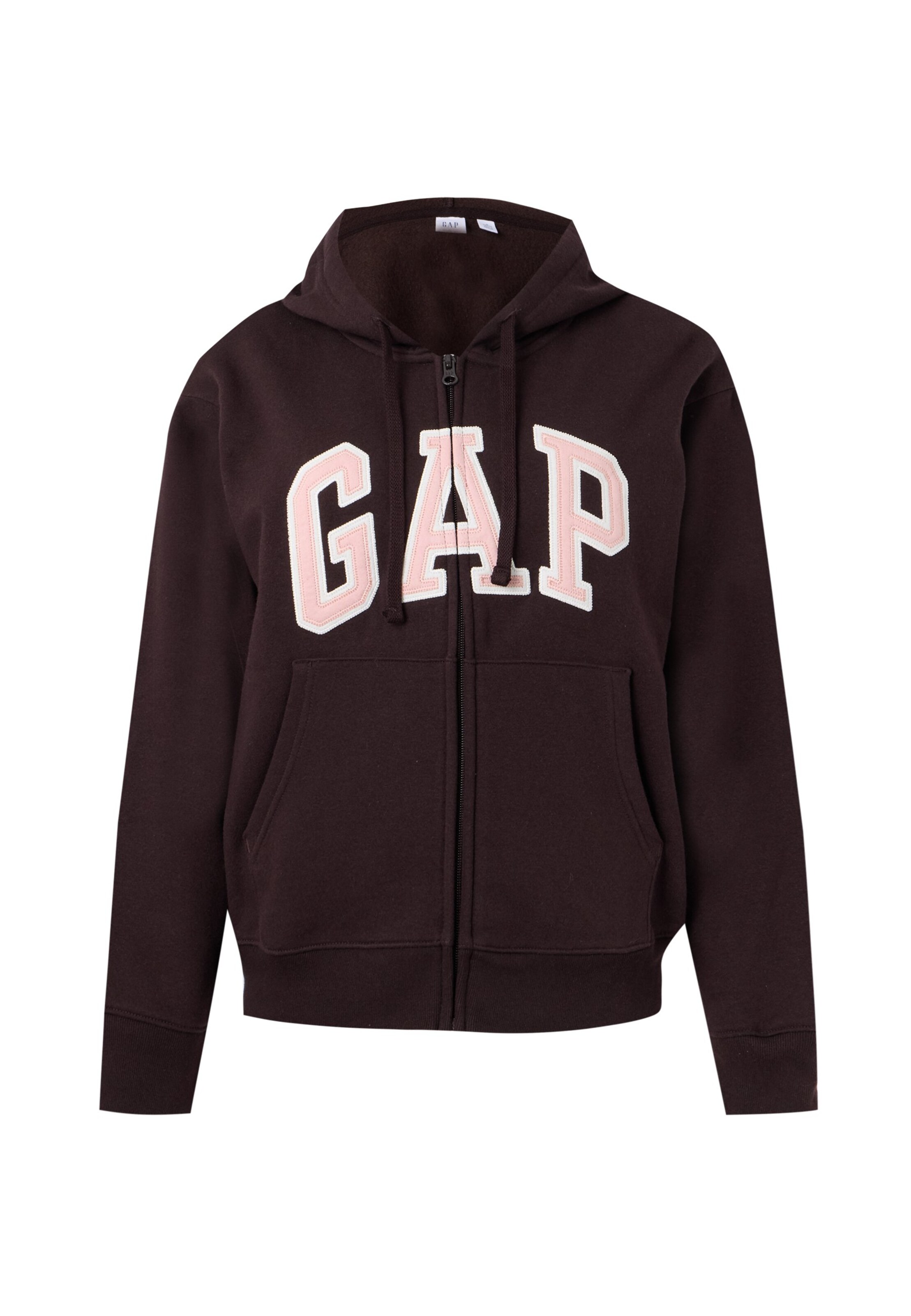 Giacca di felpa 'HERITAGE' di Gap Petite in marrone: frontale