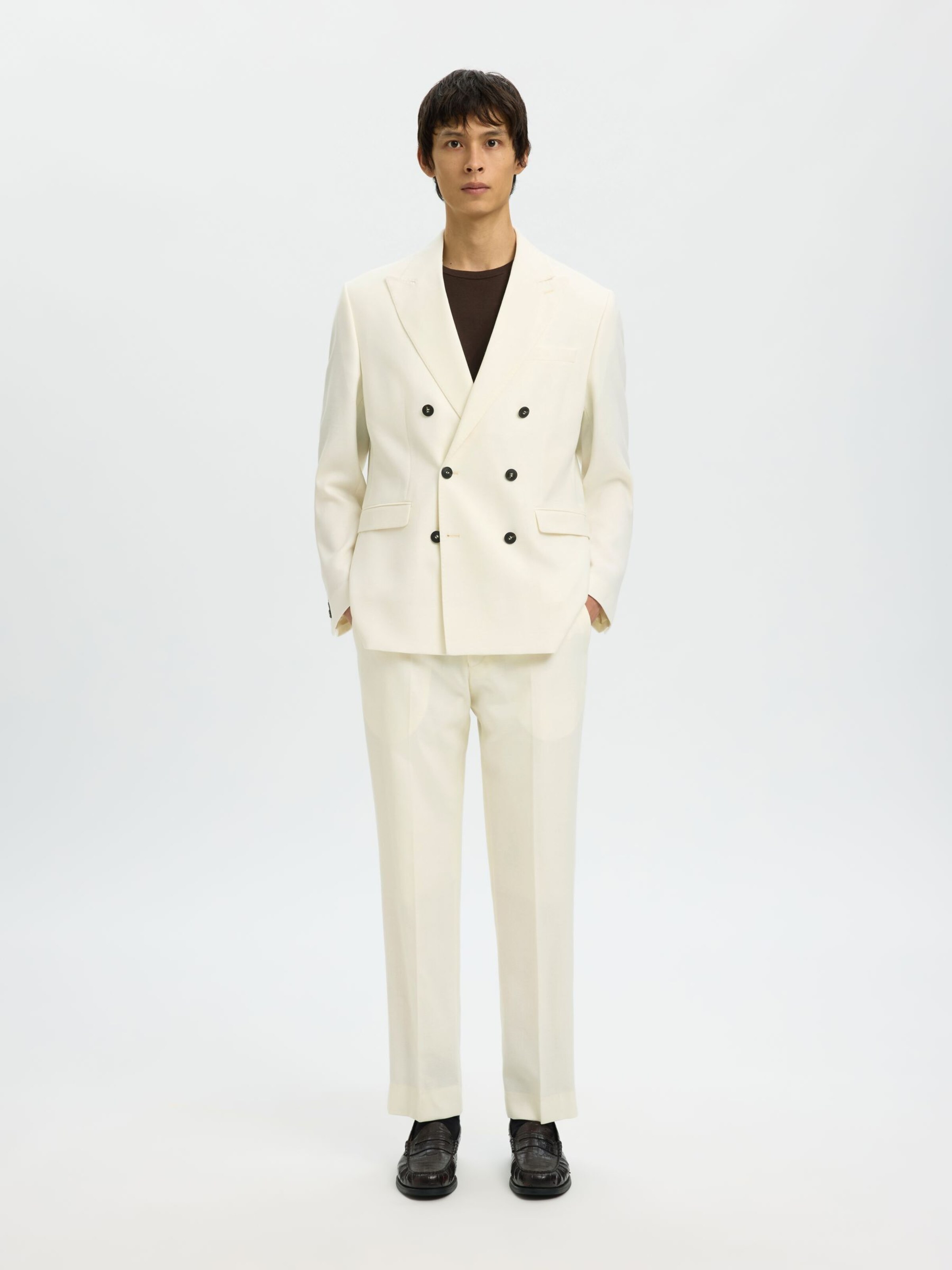 SELECTED regular Bukser i gul: forside