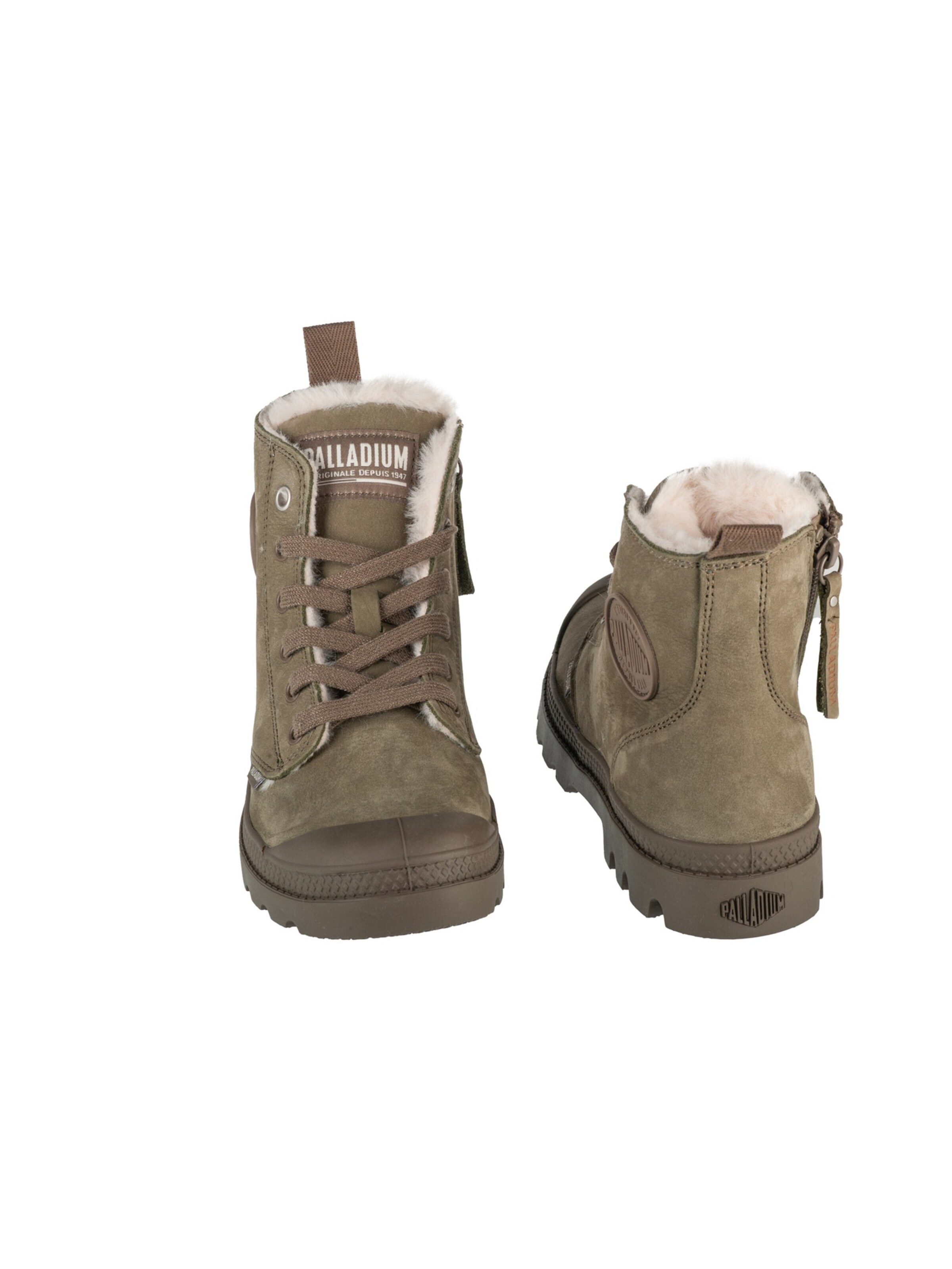 Palladium High-top trainers 'Pampa Hi Zip WL' in Green