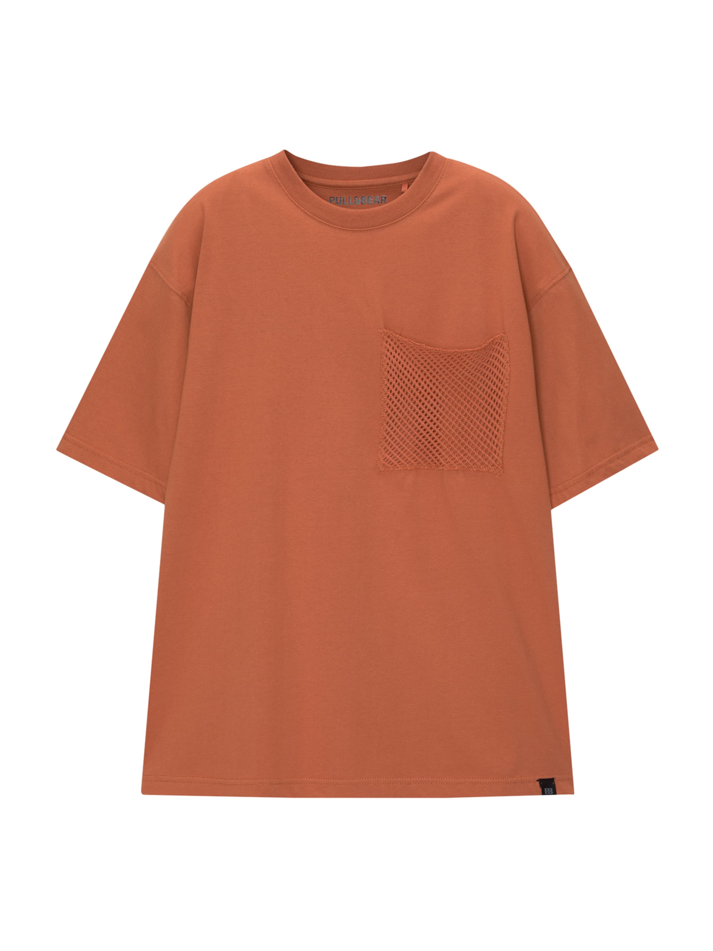 Pull&Bear Shirt in Brown: front