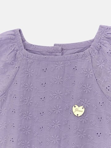 GUESS Dress 'Broderie Anglaise' in Purple