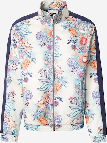 Just Cavalli Collegetakki 'TROPICAL GARDEN' värissä sininen: etupuoli