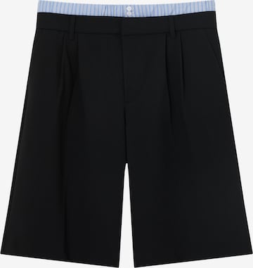 Pull&Bear Regular Shorts in Schwarz: predná strana