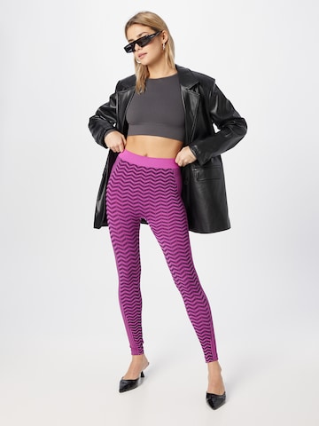 Nasty Gal Skinny Leggings in Lila