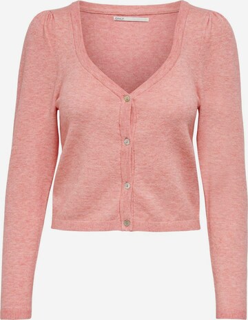 ONLY Strickjacke 'Lely' in Pink