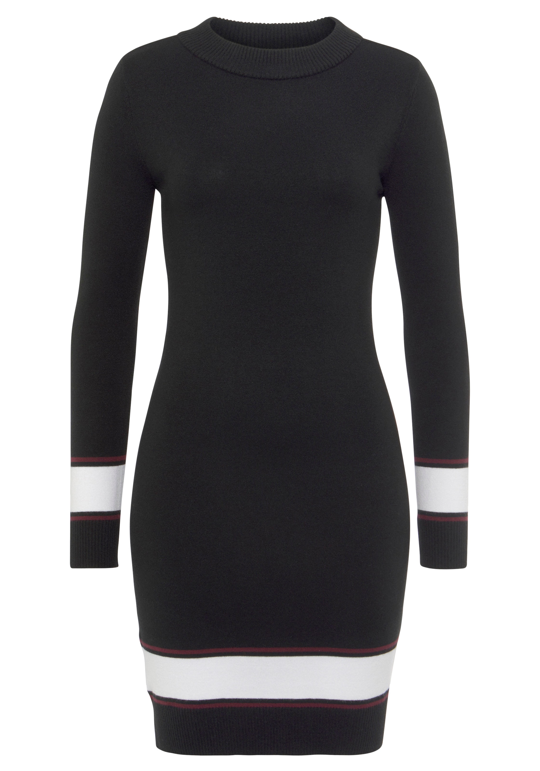 AJC Strickkleid in Schwarz: Vorderseite