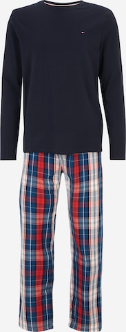 Tommy Hilfiger Underwear Dolga pižama | modra barva: sprednja stran