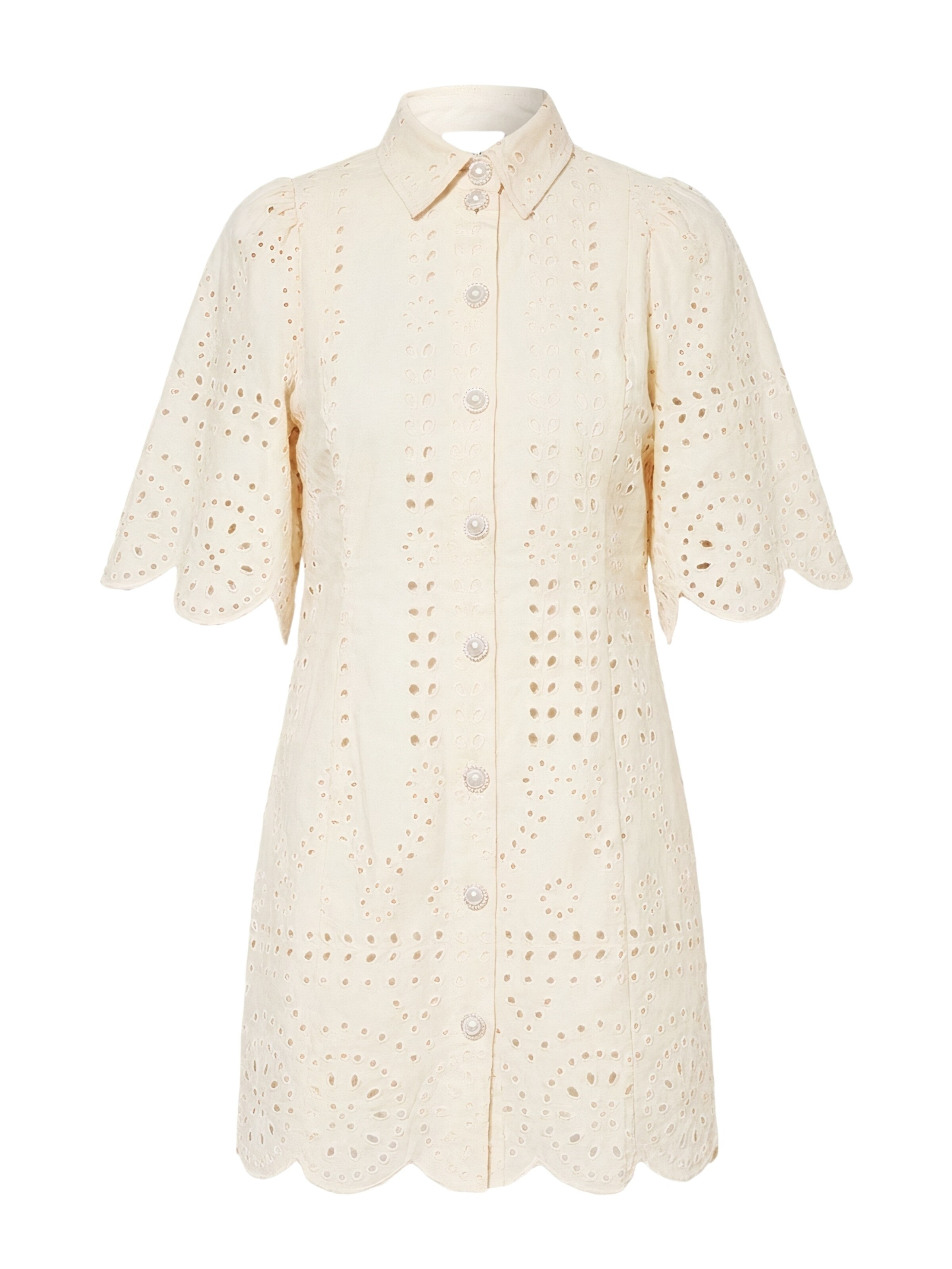 Crās - Vestido ' Spiritcras ' em branco: frente