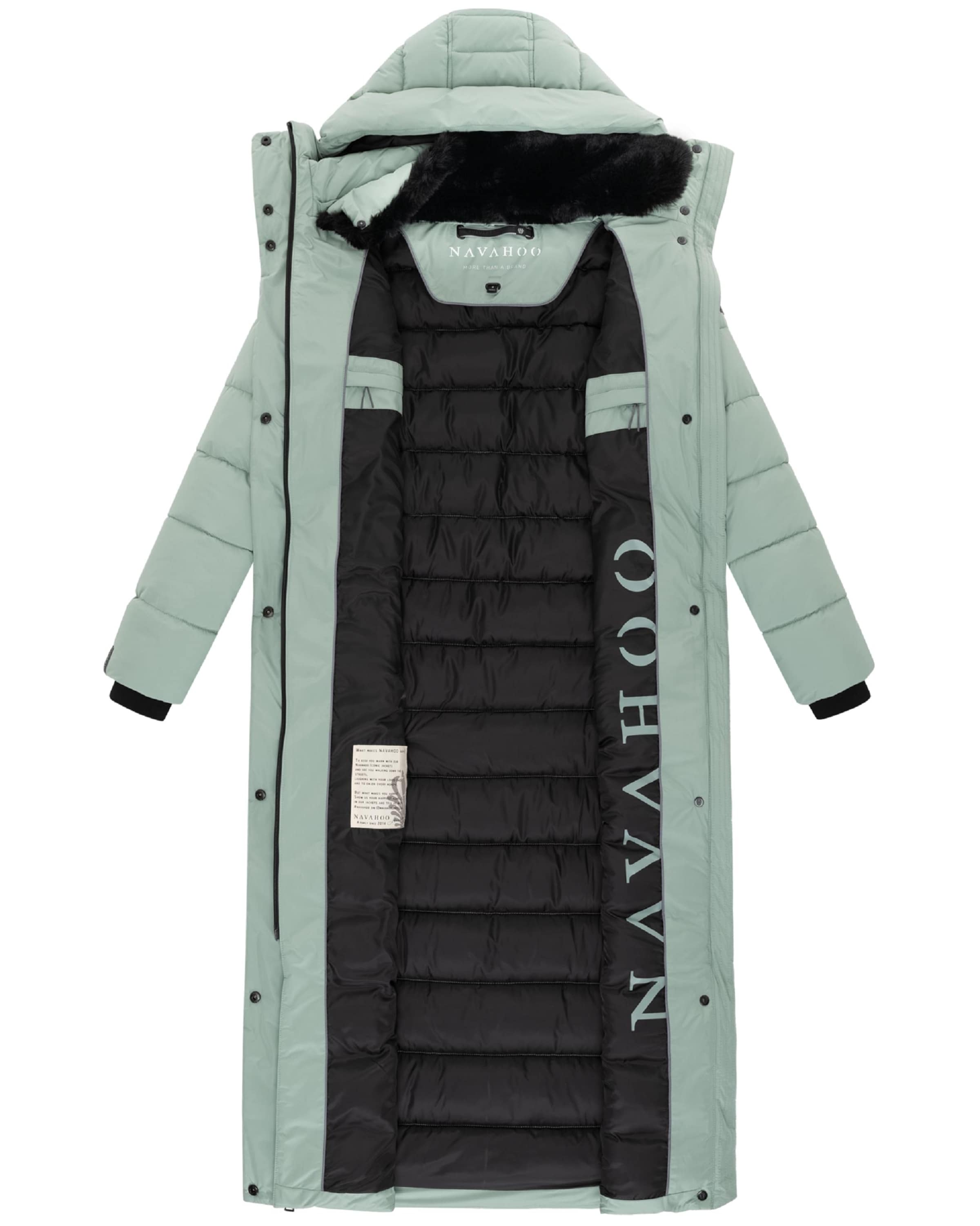 NAVAHOO Winter coat 'Das Teil XIV' in Green