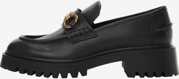 MANGO Moccasins 'chus' in Black: front