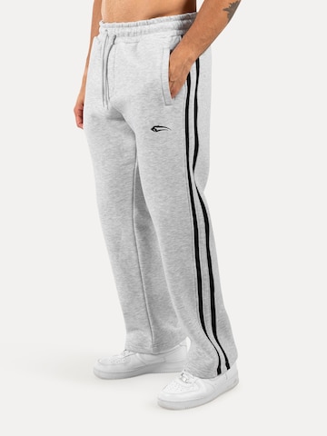 Smilodox Regular Jogginghose Yasin in Grau