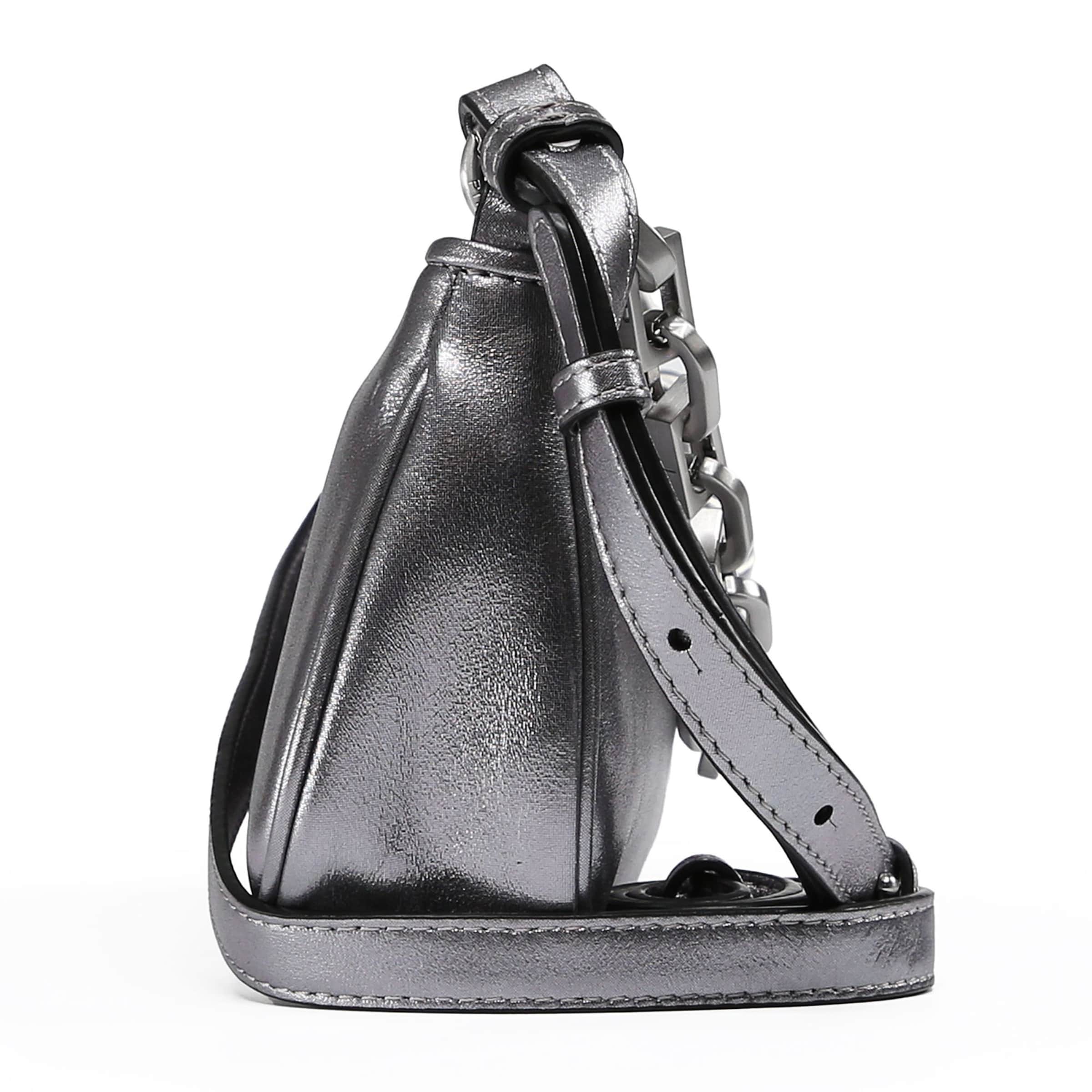 PINKO Handbag 'Half Moon' in Silver