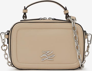 Karl Lagerfeld Olkalaukku värissä beige: etupuoli