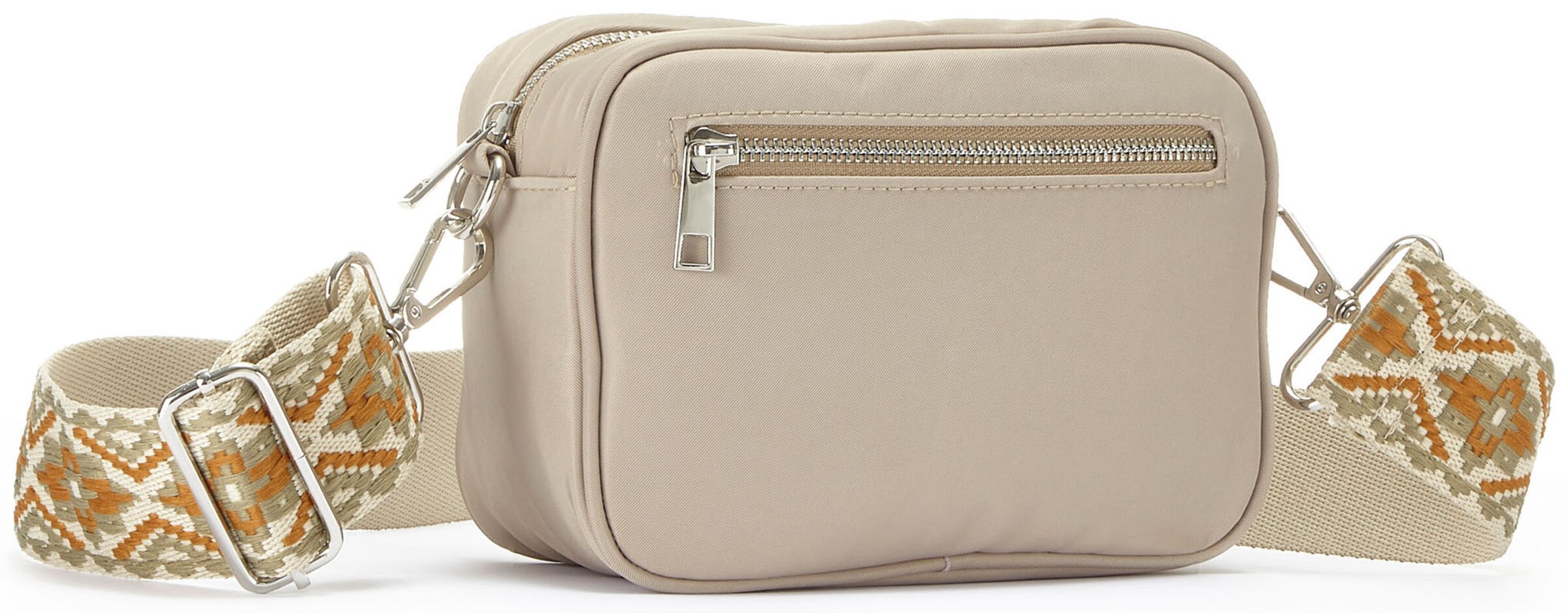 LASCANA Crossbody Bag in Beige: front