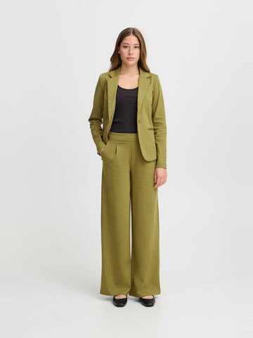 ICHI Wide leg Trousers 'Kate' in Green