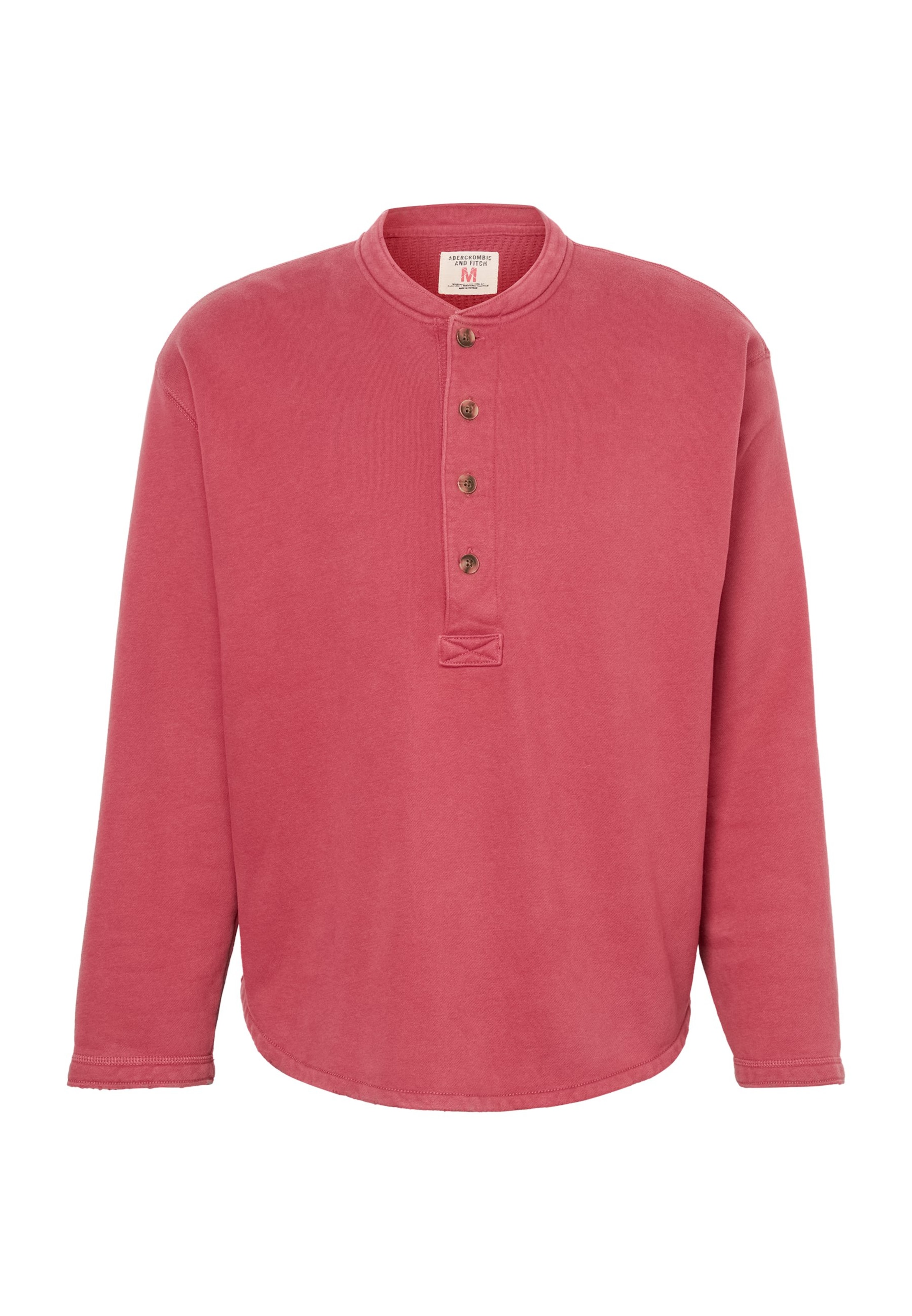 Abercrombie & Fitch Sweatshirt 'ESSENTIAL' i rød: forside