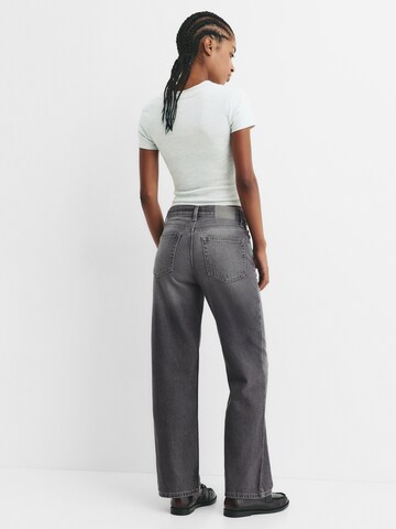 Pull&Bear Normální Džíny – šedá