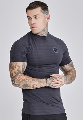 T-Shirt SikSilk en gris : devant