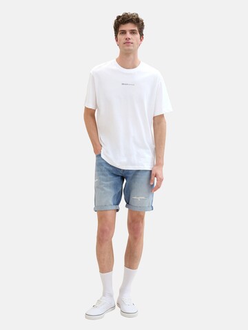 TOM TAILOR DENIM Regular Shorts in Blau