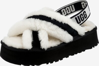 UGG Sandale in schwarz / weiß, Produktansicht