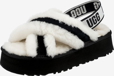 UGG Sandale in schwarz / weiß, Produktansicht