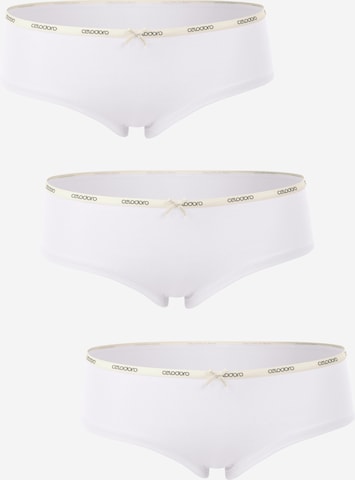 celodoro Panty 'Feel Good' in Weiß: Vorderseite