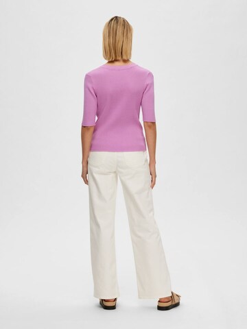 Pull-over 'Mala' SELECTED FEMME en violet