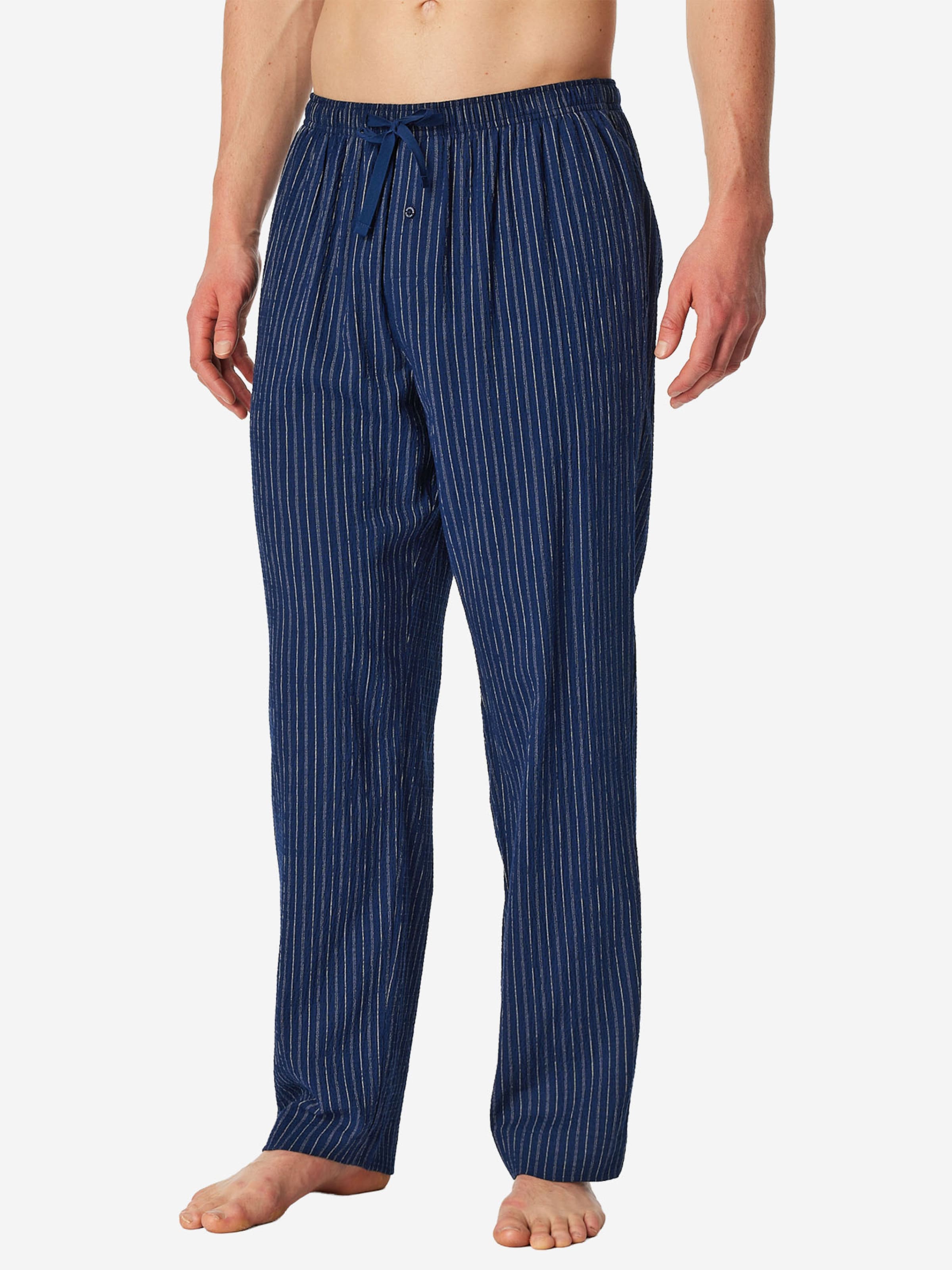 Pantalon de pyjama 'Mix Relax ' SCHIESSER en bleu : devant