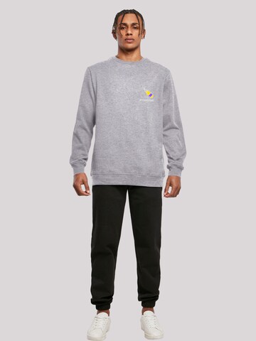 F4NT4STIC Sweatshirt 'Silvester Party #partytime' in Grey