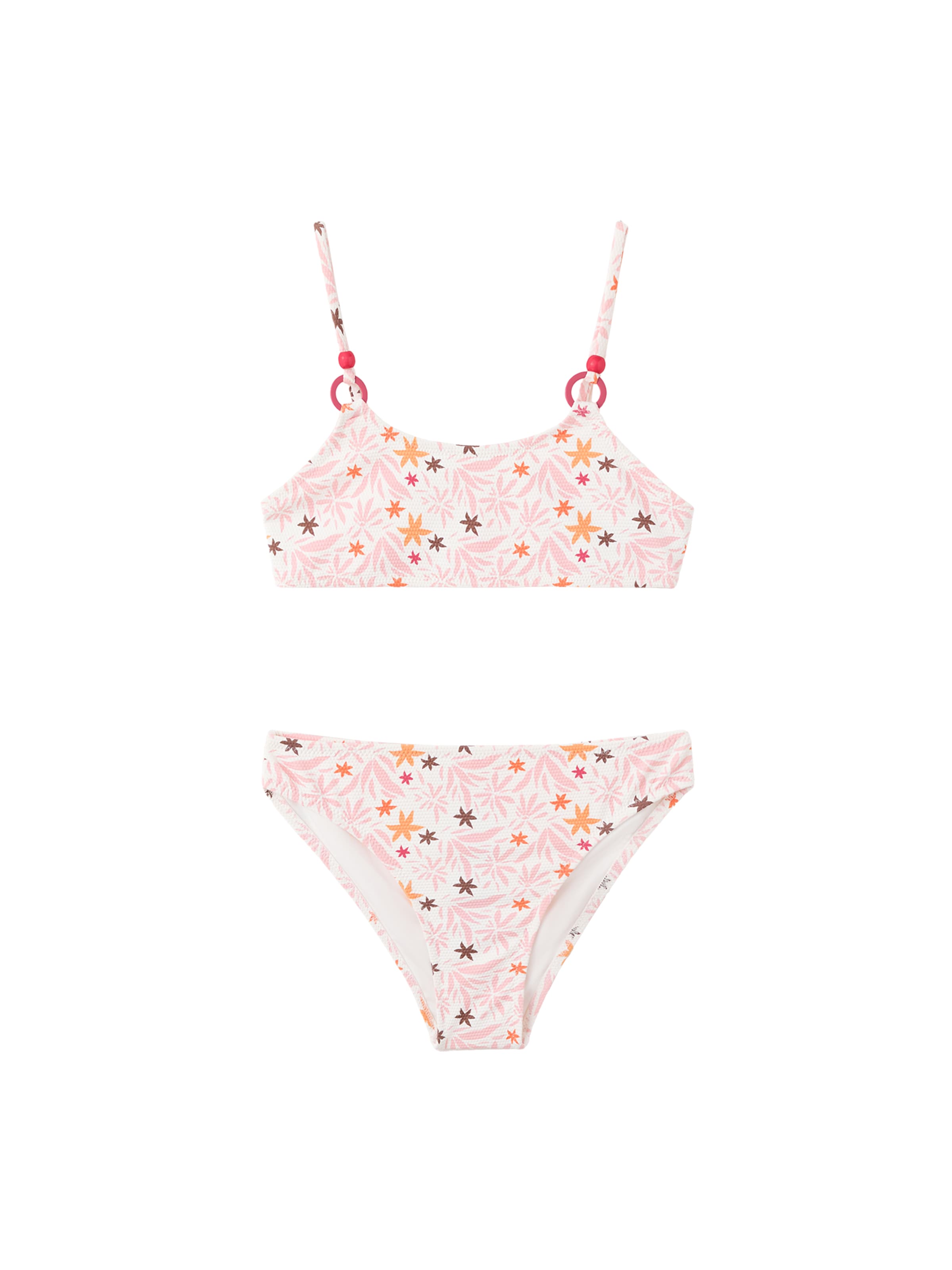 MANGO KIDS Bygelfri Bikini 'FEZKG' i vit: framsida