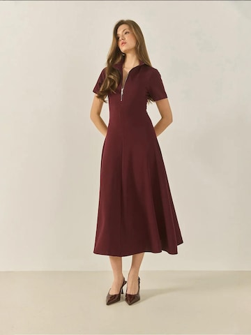 Bianco Lucci Jurk in Rood