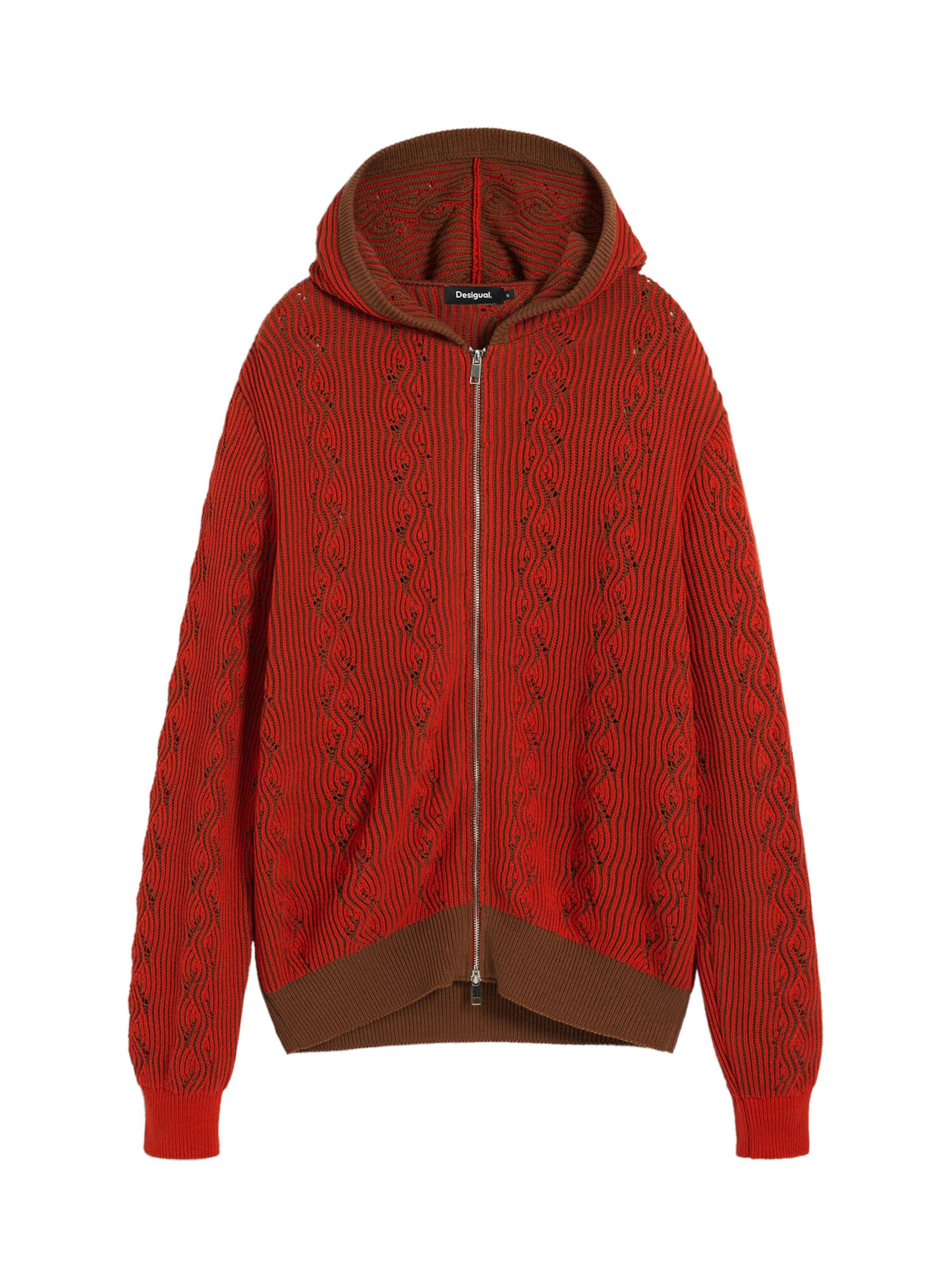 Giacca di felpa di Desigual in rosso: frontale