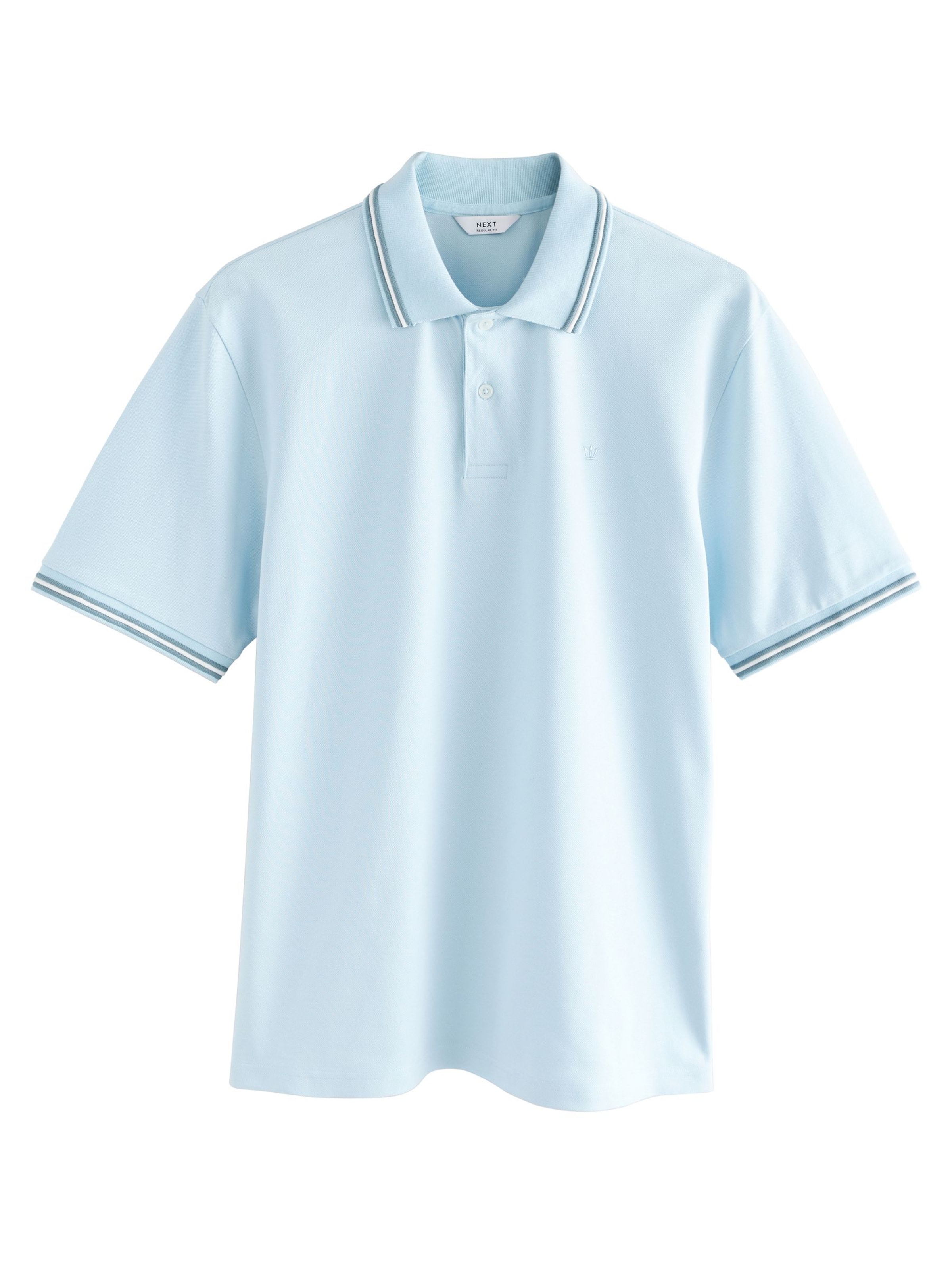 világoskék / fehér Next Póló, Termék nézet