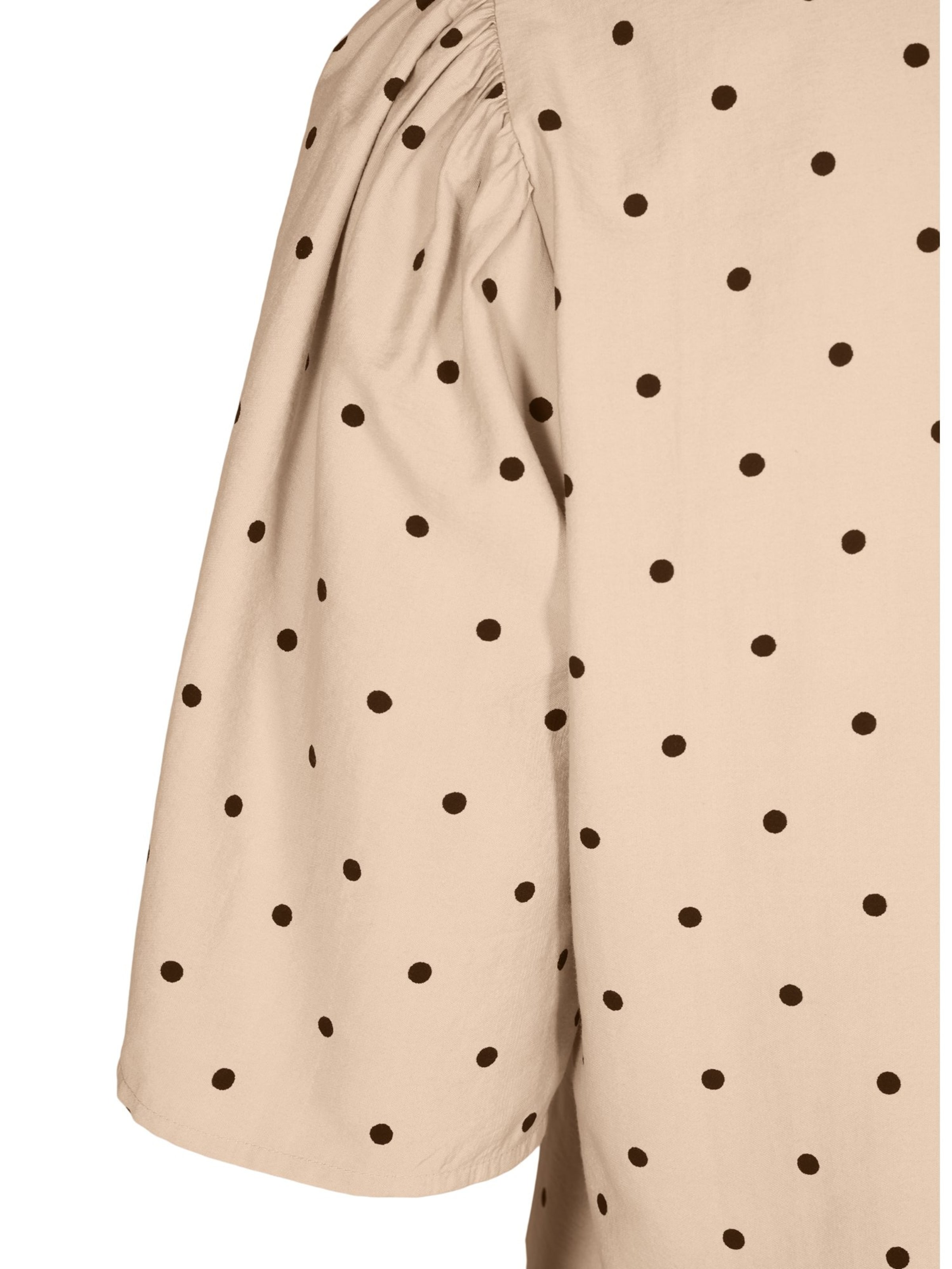 Zizzi Pluus 'Mdot', värv beež