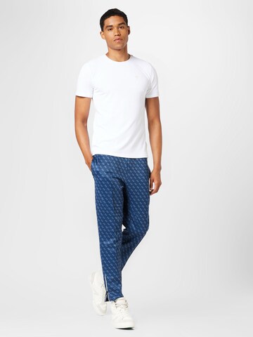 Coupe slim Pantalon 'Korbin' GUESS en bleu
