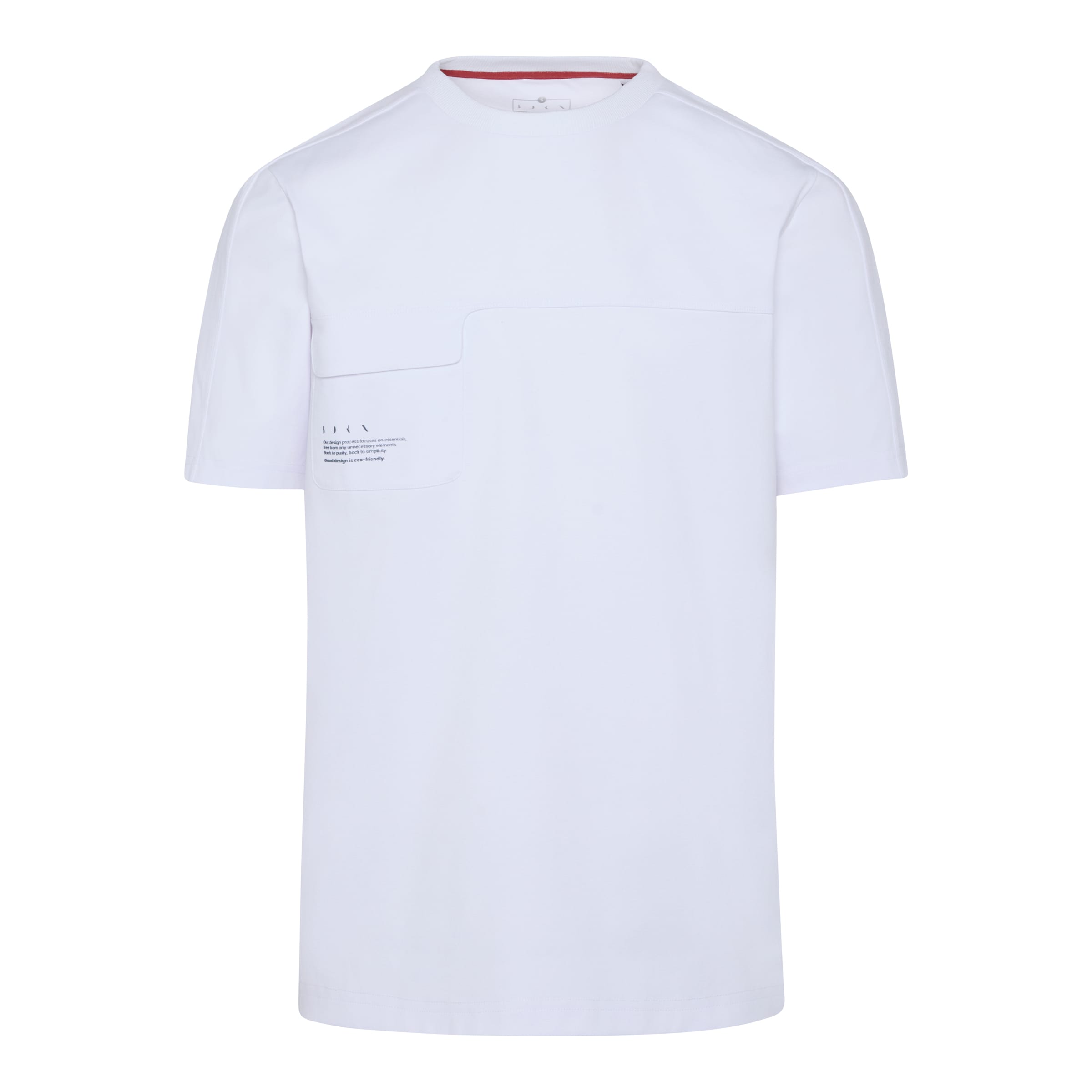 Born Functioneel shirt 'Tirreno' in Wit: voorkant
