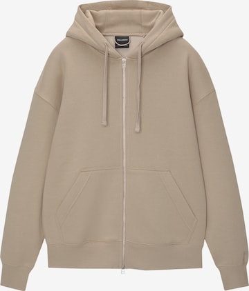 Pull&BearGornji dio trenirke - bež boja: prednji dio