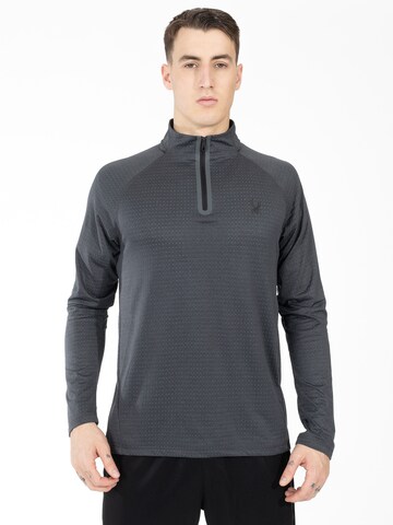 Spyder Funktionsshirt in Grau: Vorderseite