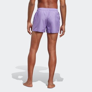 ADIDAS SPORTSWEAR Athletic Swim Trunks in Purple