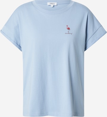 T-shirt s.Oliver en bleu : devant