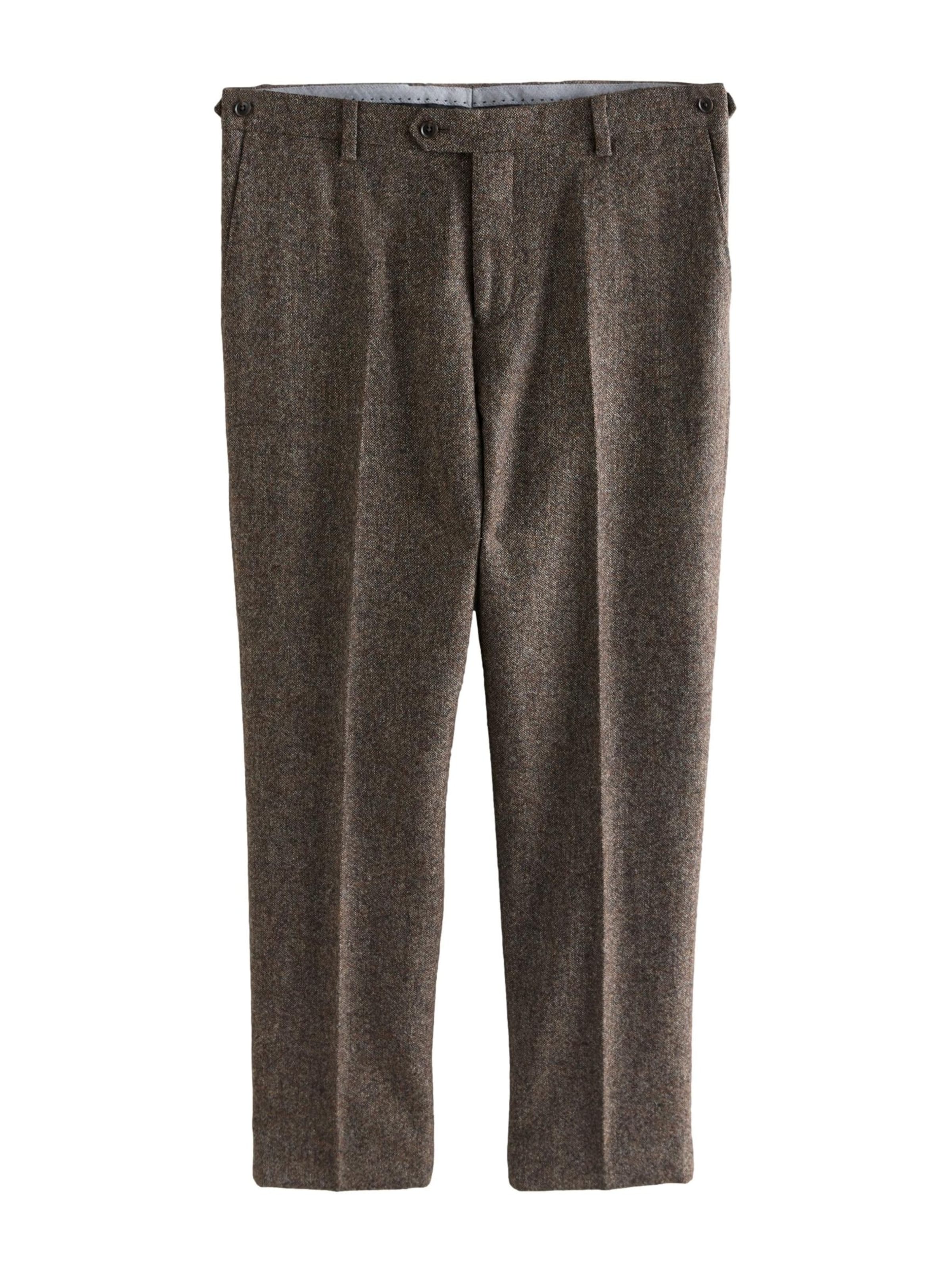 Next Regular Pantalon in Bruin: voorkant