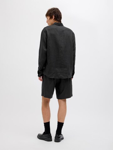 JACK & JONES Wide leg Chino in Zwart