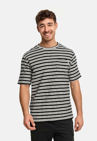 INDICODE JEANS Shirt 'Drop' in Schwarz: Vorderseite