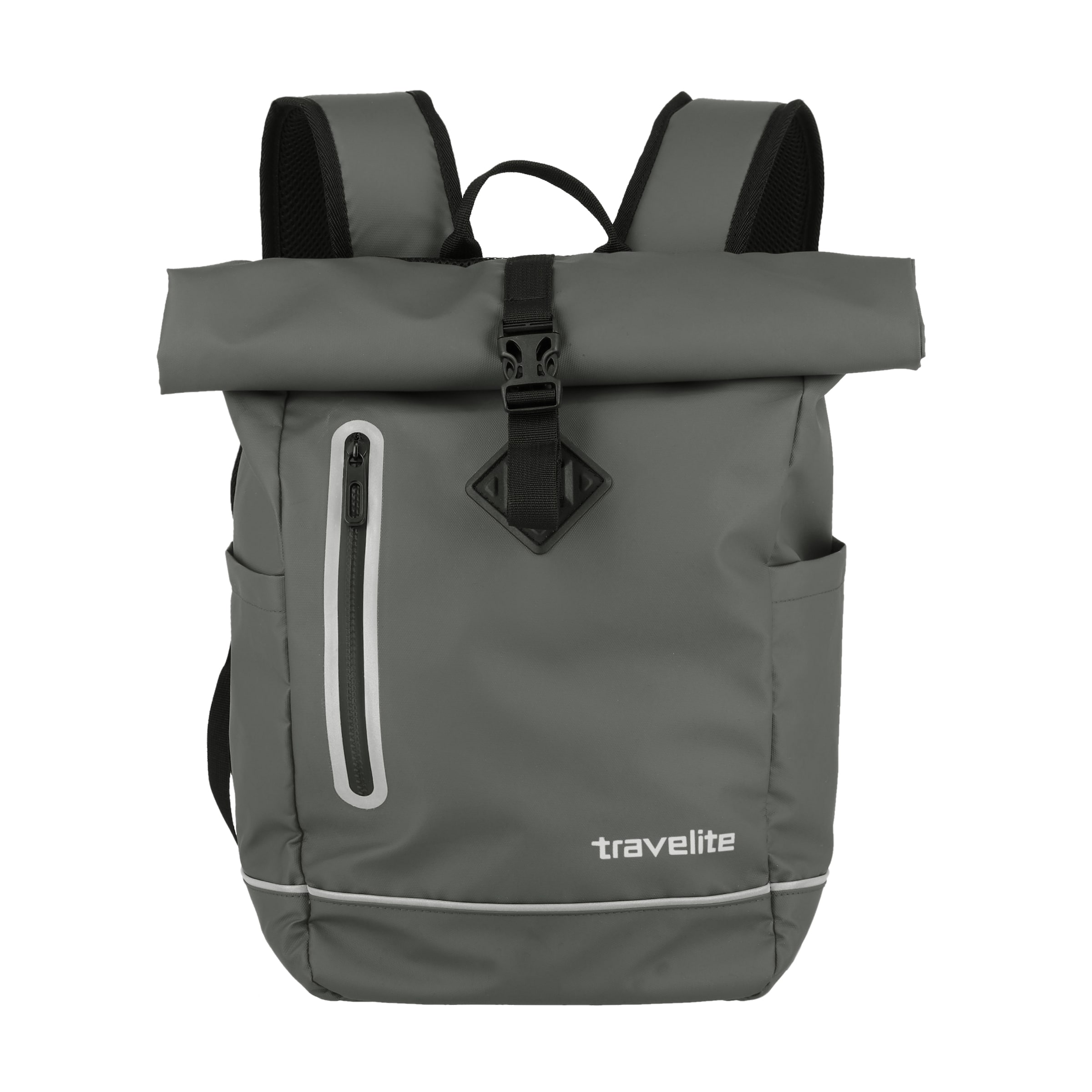 Zaino di TRAVELITE in grigio: frontale