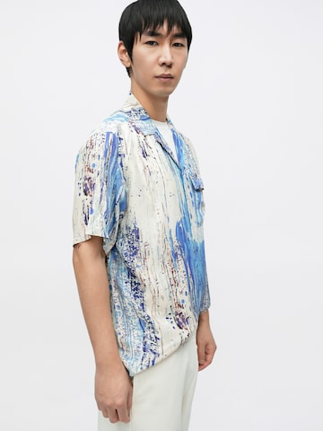 Carlo Colucci Loosefit Hose 'Fattor' in Weiß