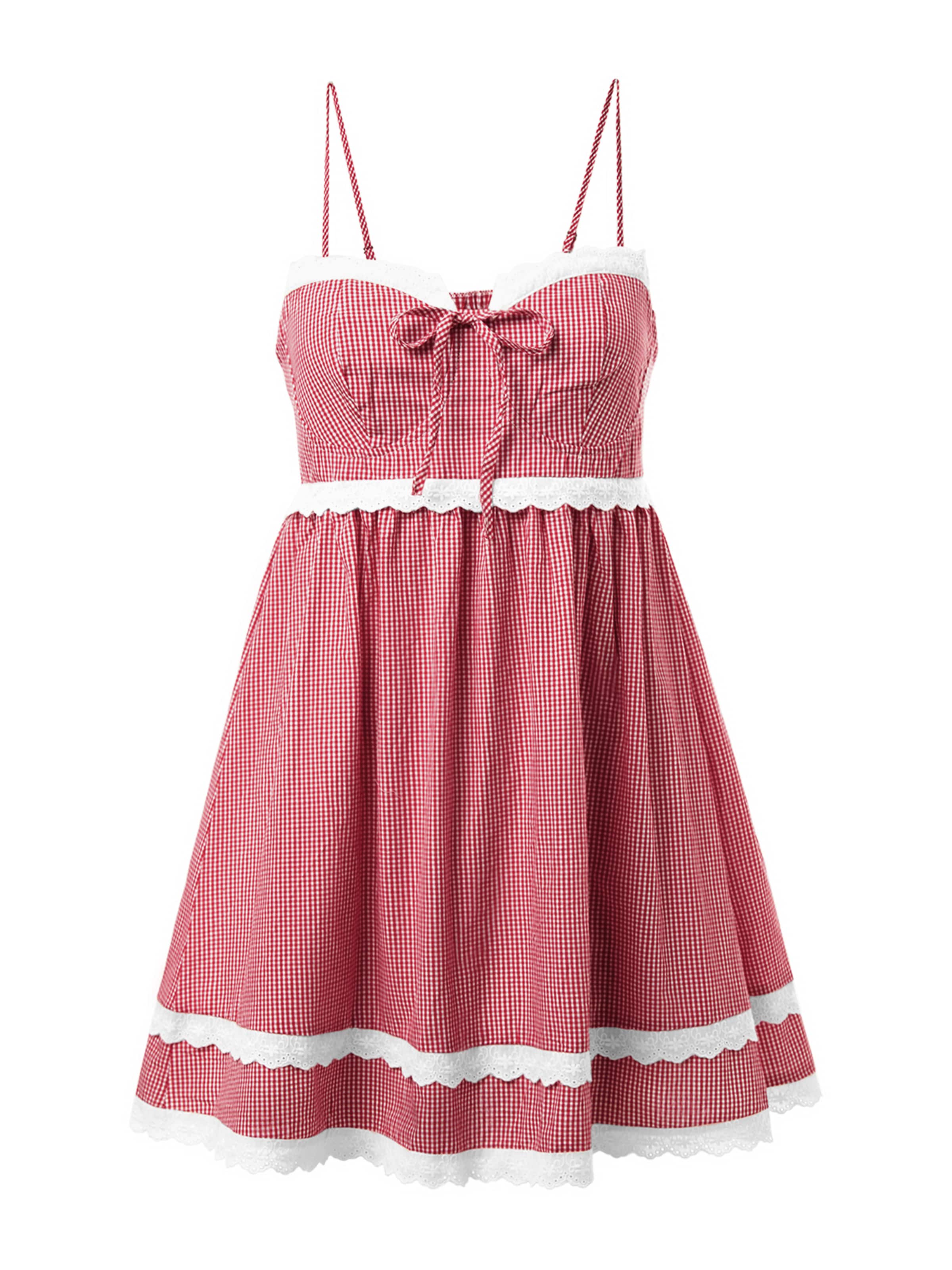 Imily Bela Šaty - Červená: predná strana