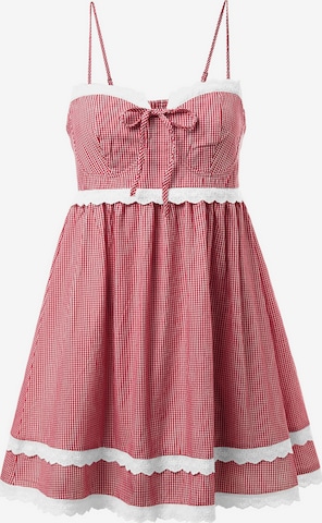 Imily Bela Šaty - Červená: predná strana