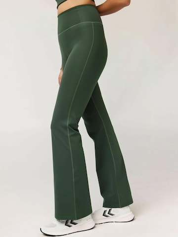 Girlfriend Collective Normální Kalhoty ' Compressive ' – zelená