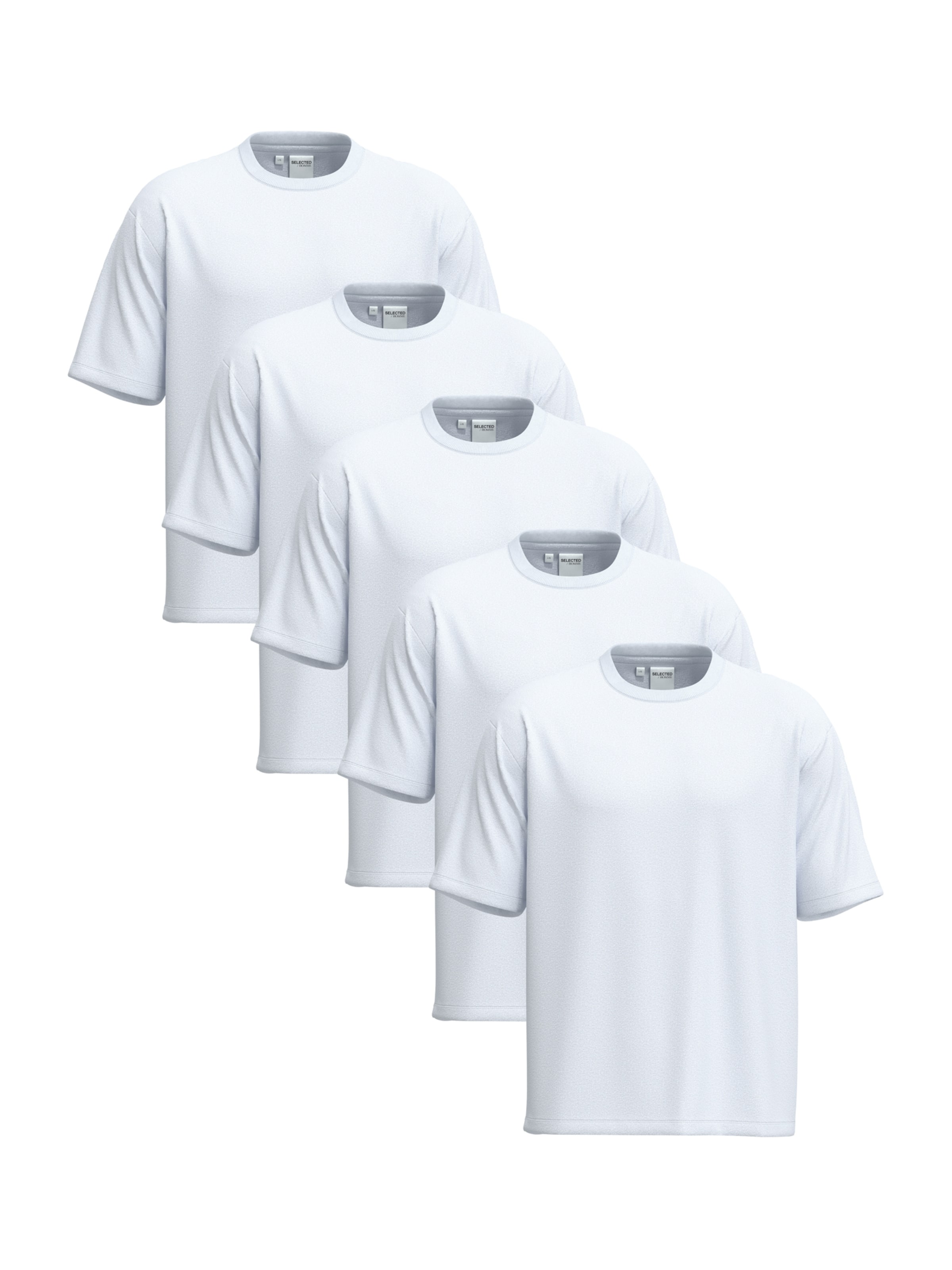 SELECTED - Camisa 'SLHCORMAC' em branco: frente